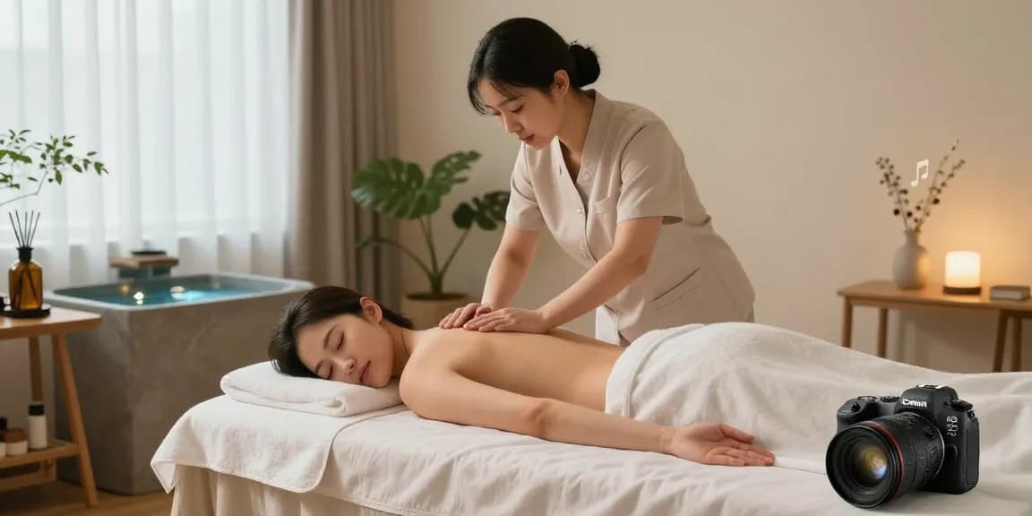 Relaxing 하남출장마사지 session in a serene home environment with a skilled therapist and soothing ambiance.